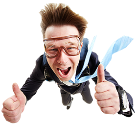 Men Flying